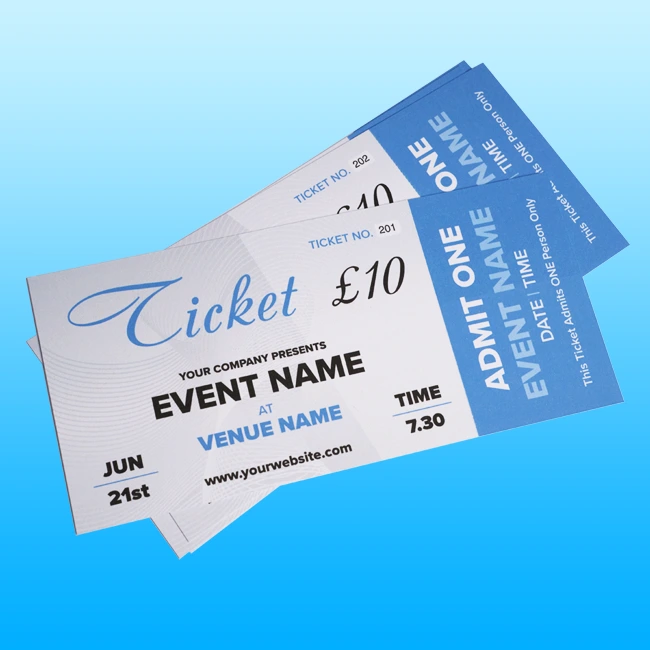 Tickets Printing Basingstoke